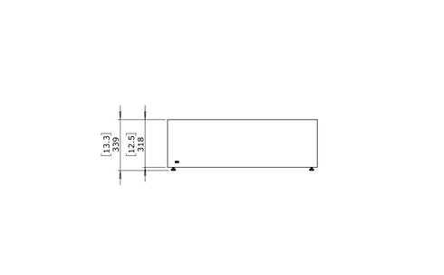 Blinde Design Bloc L4 Concrete Coffee Table - Bone Finish - BLD.1.T.BLC.L4.BO
